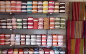 Colorful alpaca yarn