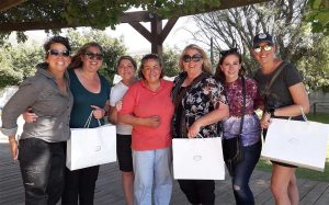 Happy guests with the owner of Quintessence Alpacas, Llay Llay, Chile