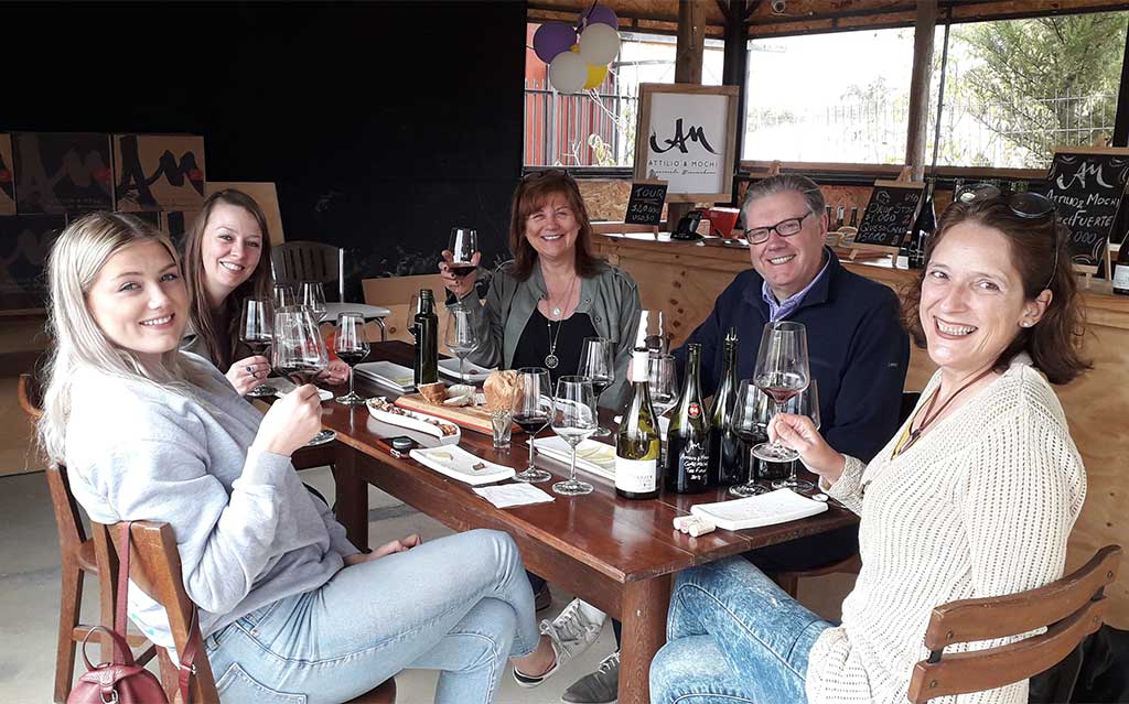 Wine tour at Attilio and Mochi Vineyard
