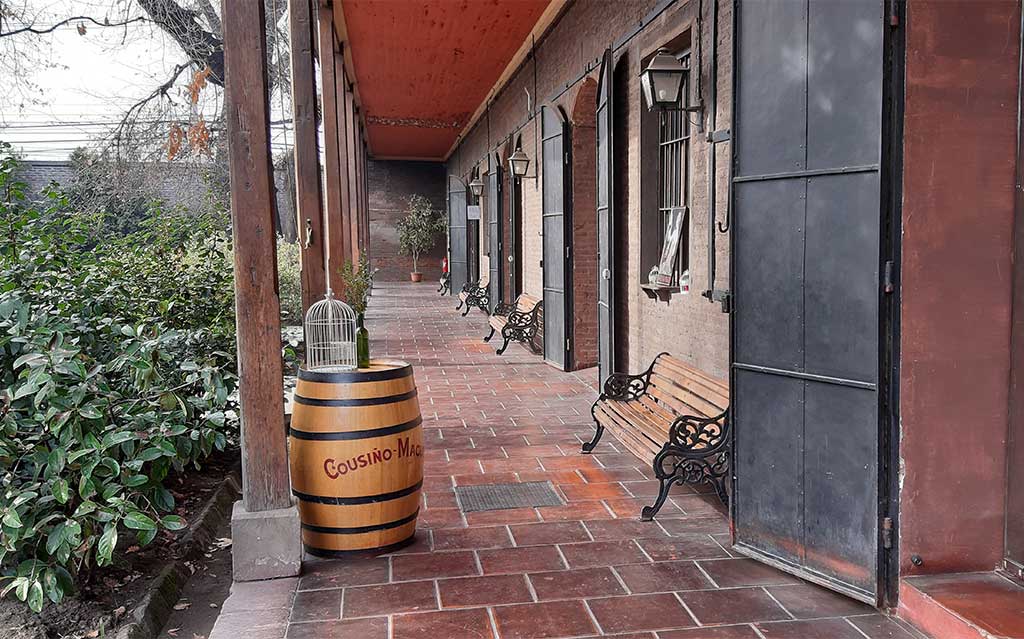 Wine shop at Cousino Macul Vineyard