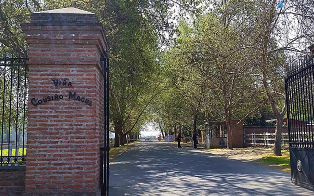 Entrance to Cousino Macul Vineyard