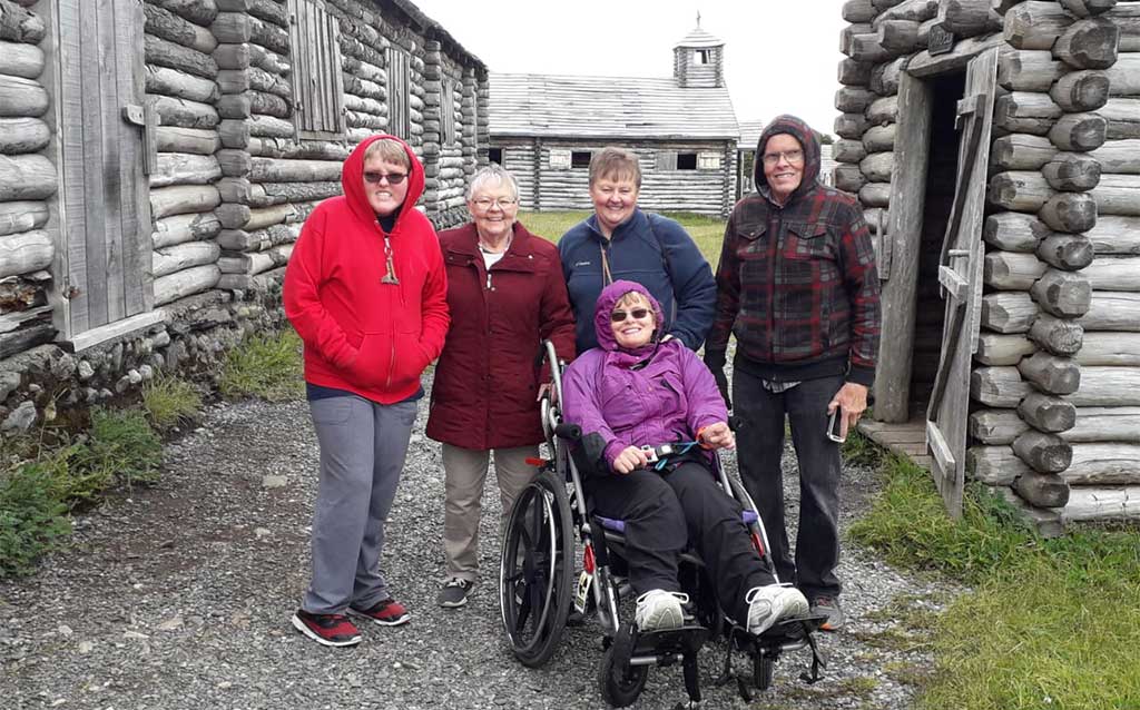 Guests at Fort Bulnes