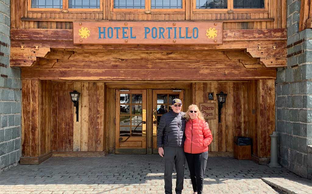 Entrance to Hotel Portillo