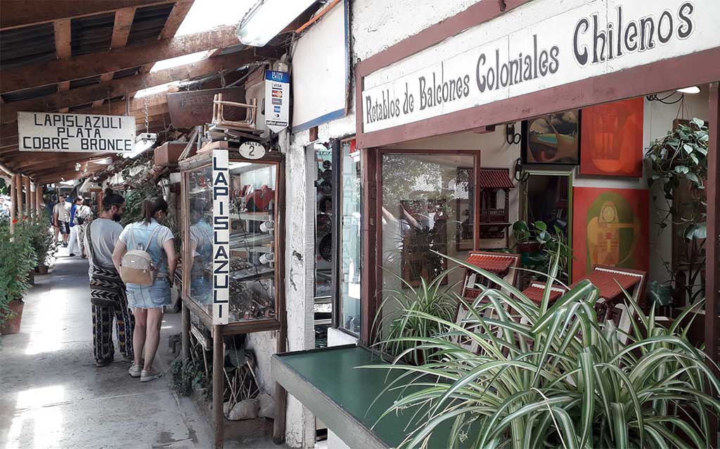 Shops at El Pueblito de los Dominicos Artisan Village, Santiago, Chile