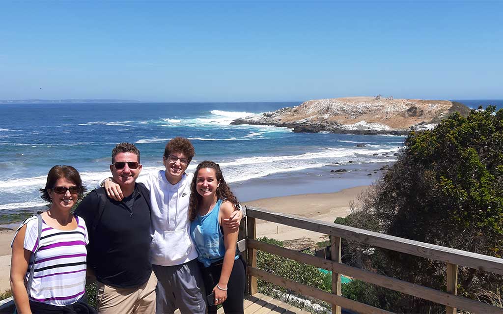 Penguin Island from Cachagua Beach