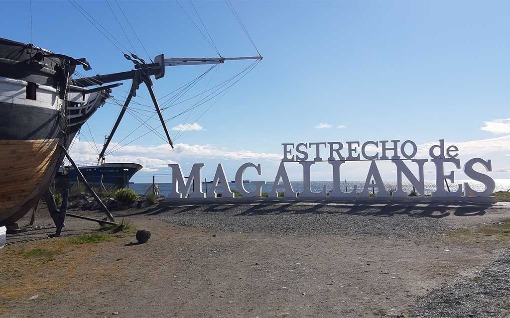 Strait of Magellan with HMS Beagle