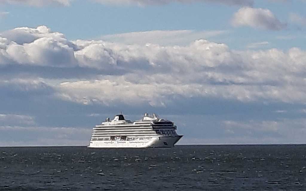 Cruise ship in Punta Arenas