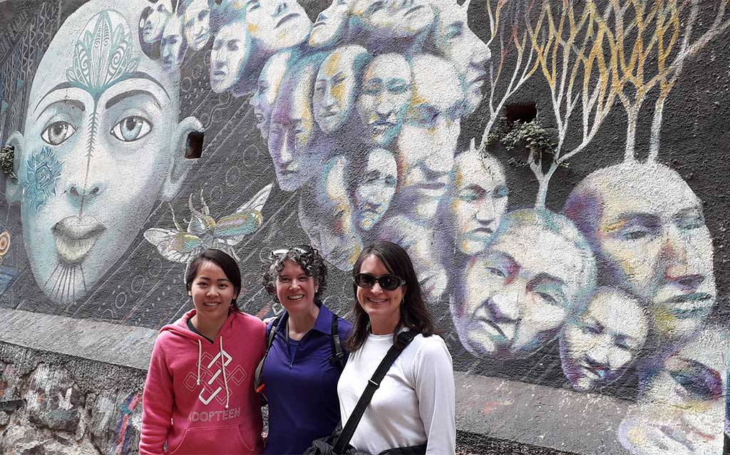 Street Art on Galvez Street in Valparaiso