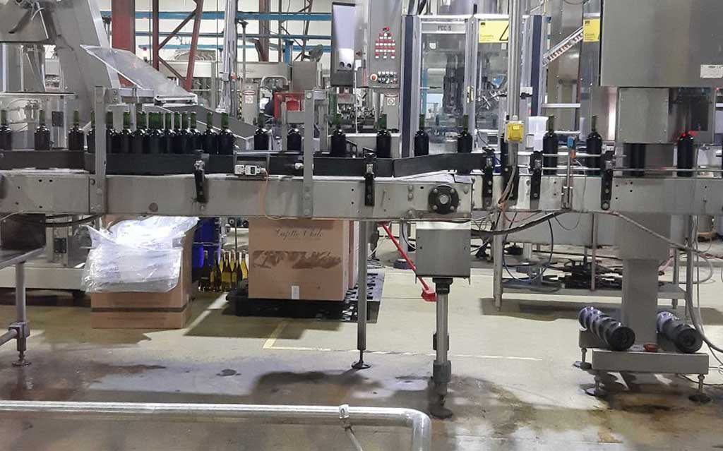 Bottling facility at Santa Rita Vineyard