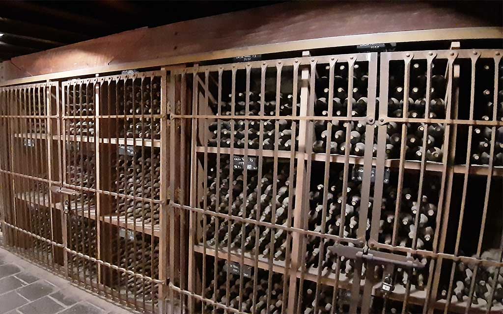 Old wine cellar at Santa Rita Vineyard