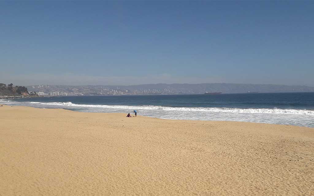 Beautiful day at Reñaca Beach