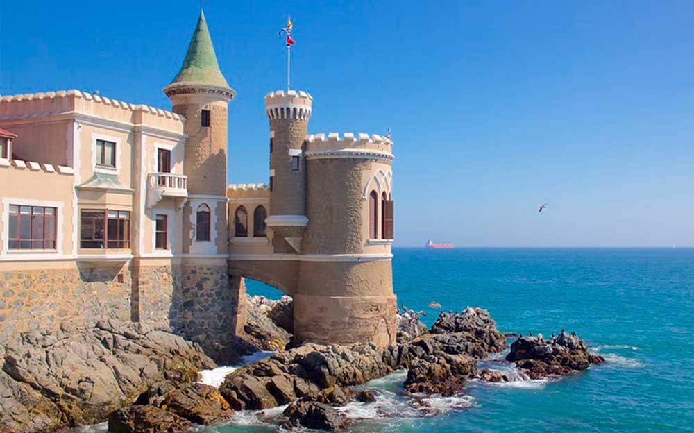 Castillo Wulff, Viña del Mar. Pacific Coast Tours