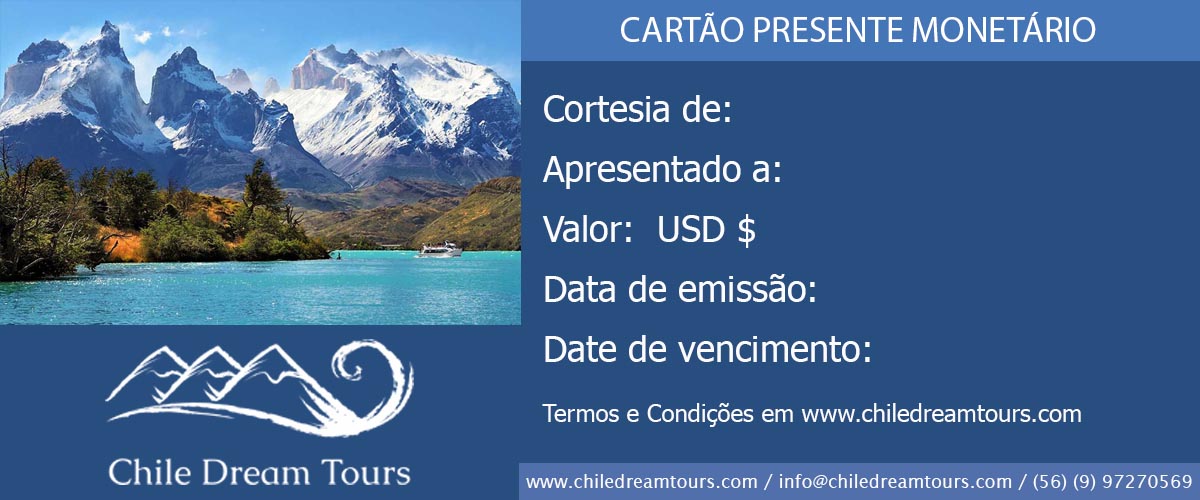 Cartão Presente Monetário