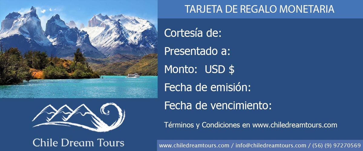 Tarjeta de Regalo Monetaria