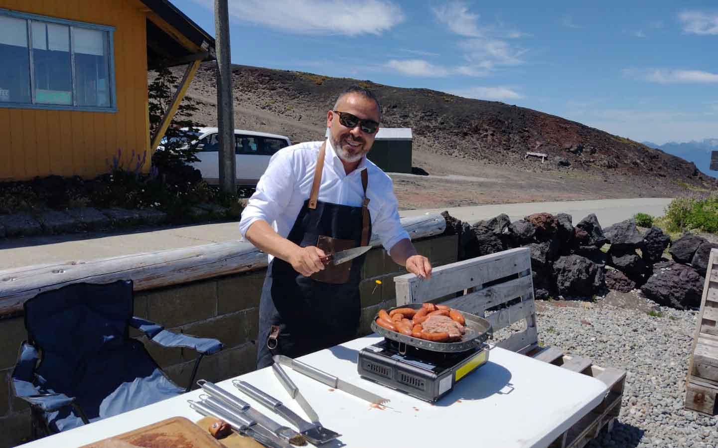 Picnic at Osorno Volcano