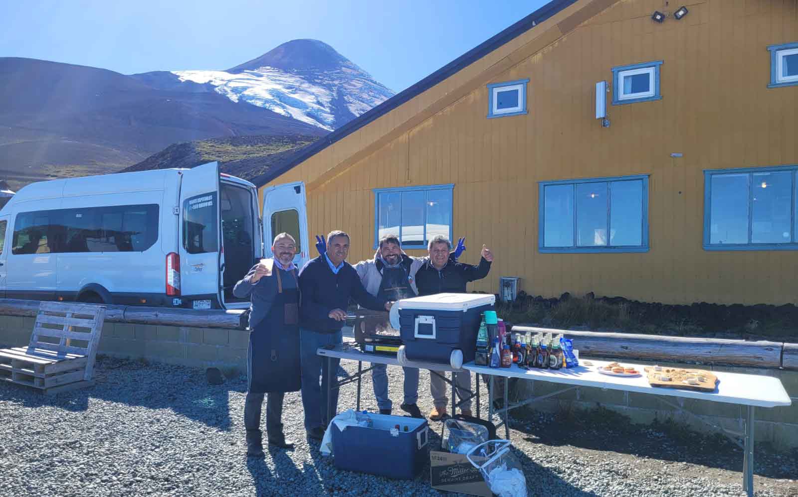 Picnic at Osorno Volcano